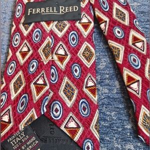 Ferrell Reed 100% silk tie